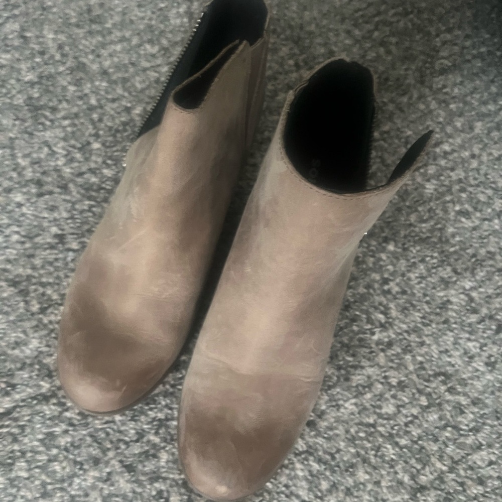 Sorel wedge Tan Ankle Boots